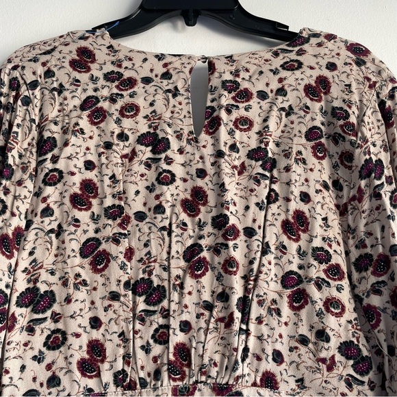 New! Free People some like it hot tan floral print romper jumpsuit 22659 - Picture 7 of 16